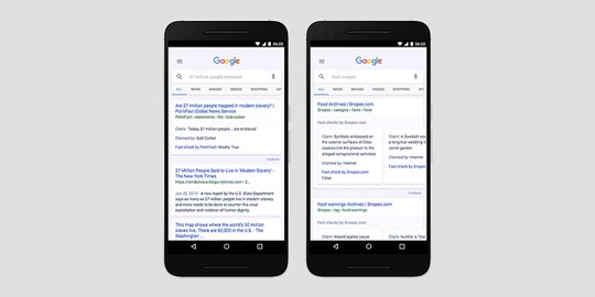 Perangi berita hoax, Google tandai berita palsu di pencarian