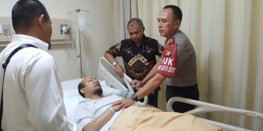 Novel Baswedan tak sempat lihat wajah pelaku penyiram air keras