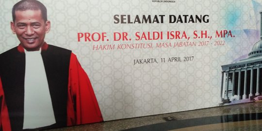 Saldi Isra anggap jadi hakim MK sebagai jalan hidup & jalan sejarah