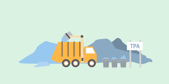 Bersih-bersih Perairan Merak, petugas angkut sampah 2 ton