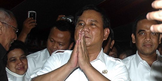 Prabowo: Demi yang terbaik, Ahok satu periode saja lah