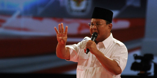 Prabowo Subianto: Saya 18 tahun kena hoax, Prabowo kudeta