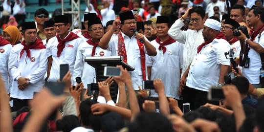 Merasa difitnah, Prabowo tegaskan Anies-Sandi hatinya merah putih