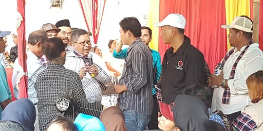 Dikunjungi Sekjen PDIP, warga Cilincing nyatakan dukung Ahok-Djarot