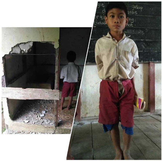 pelajar di tapal batas