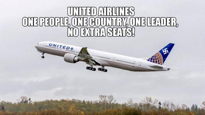 meme lucu united airlines