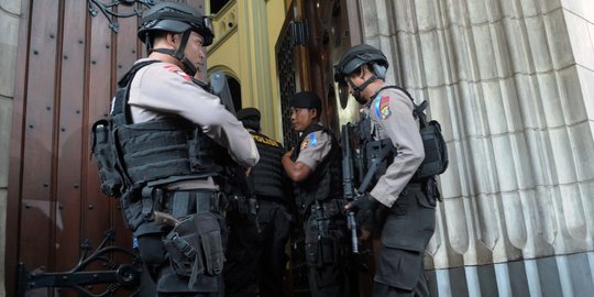 Pengamanan Paskah, satu gereja di Palembang dijaga 10 polisi