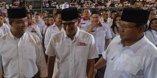 Denny JA diskusi intensif dengan Prabowo dan Anies Baswedan