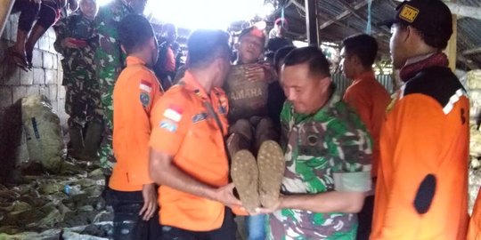 13 Orang pekerja tambang di Minahasa Utara berhasil dievakuasi