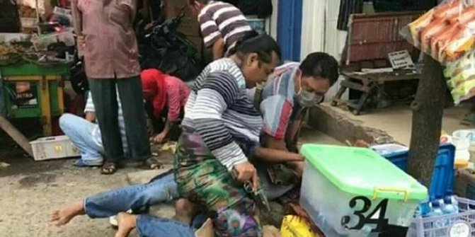 Nyamar pakai daster, polisi bekuk copet di Pasar 16 Ilir Palembang