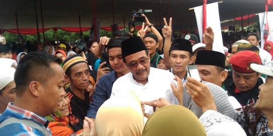 Hadiri Jakarta Bersholawat, Djarot akhiri kampanye di JIC