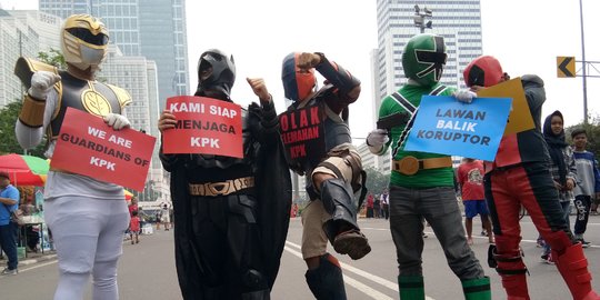 Lima 'jagoan super' bersatu demi menjaga KPK