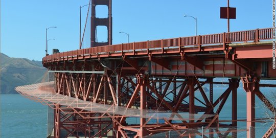Sering dipakai bunuh diri, Jembatan Golden Gate dipasangi jaring