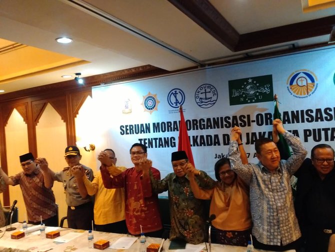 pbnu bersama ormas keagamaan serukan pilkada damai