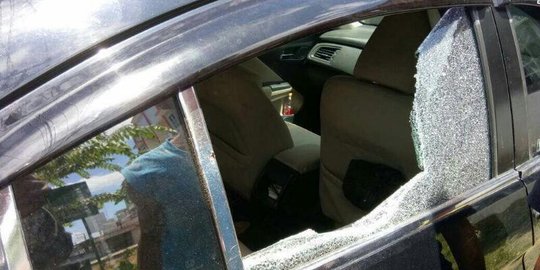 Ini penampakan Honda City yang diberondong tembakan polisi