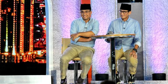 Hitung cepat Polmark 31, 25 %, Anies masih unggul 57, 31 %