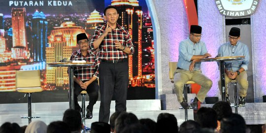 Real count sementara Cyrus: Anies 57,4 persen, Ahok 42,6 persen