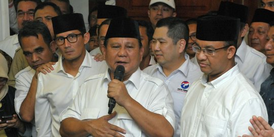 Prabowo sebut Anies dukung kinerja Ahok sampai jabatan selesai