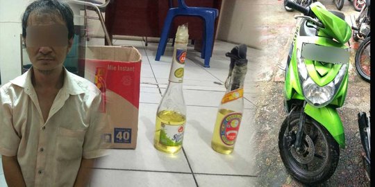 Pelempar molotov ke Bank Riau dan BNI Tembilahan diduga sakit jiwa