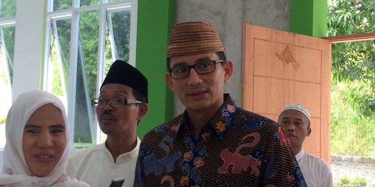 Sandiaga Uno: Janji kita sudah clear, kita akan hentikan reklamasi