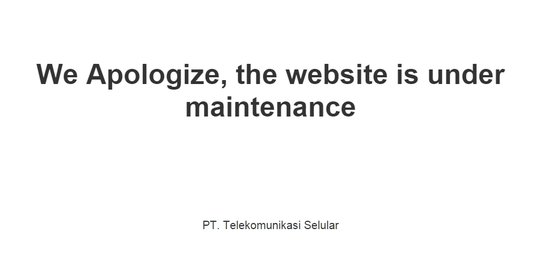 Sampai sekarang, website Telkomsel masih 'semaput' dikerjai hacker