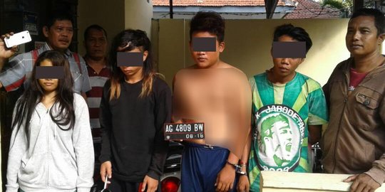 Begal korban usai pesta miras, 4 pelaku dibekuk Polsek Pesantren
