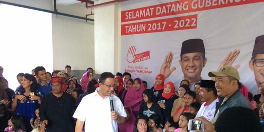 Jadi gubernur, Anies janjikan seluruh warga Jakarta punya rumah