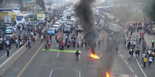 Jika buruh sweeping & blokir jalan, polisi langsung tindak tegas