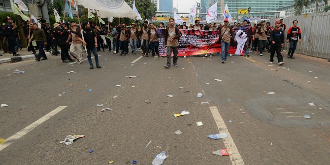 17 Ribu polisi amankan May Day di Jakarta