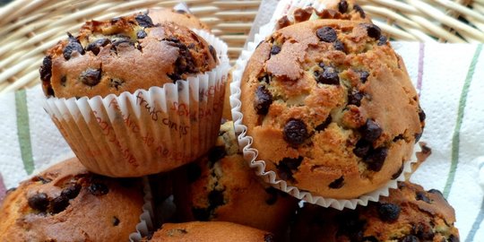 [Resep] Muffin simpel dengan chocolate chunks