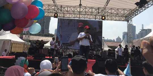 Menaker hadiri May Day bersama buruh di Senayan