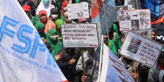 2.213 Personel Gabungan Jaga Hari Buruh Di Surabaya | Merdeka.com