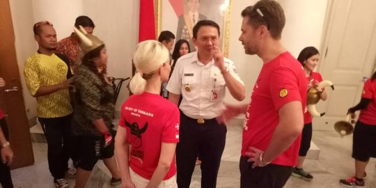 Temui Ahok, Dubes Denmark ajak warga Jakarta budayakan bersepeda