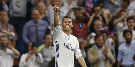 Kesumringahan Ronaldo cetak Hat-trick di semifinal Champions