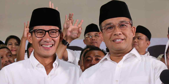 Sandiaga sebut 8 persen pendukung Ahok belum move on dari Pilgub DKI