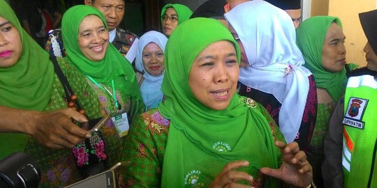 Kiai kampung minta Jokowi izinkan Khofifah buat maju Pilgub Jatim