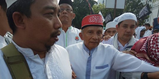 Ikut aksi 505, Amien Rais minta hakim jatuhkan vonis adil untuk Ahok