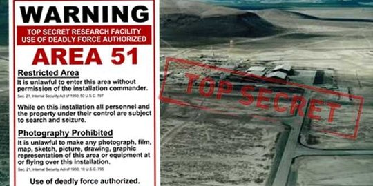 7 Misteri tak terungkap dari AREA 51, tempat paling rahasia di Bumi!