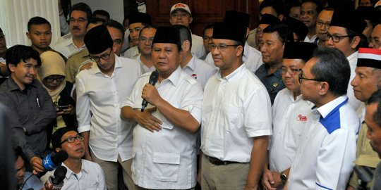 Kebahagiaan Prabowo Subianto usai kuasai DKI