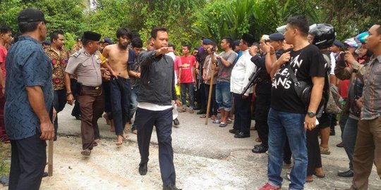 Satu napi kabur berhasil ditangkap warga di Siak