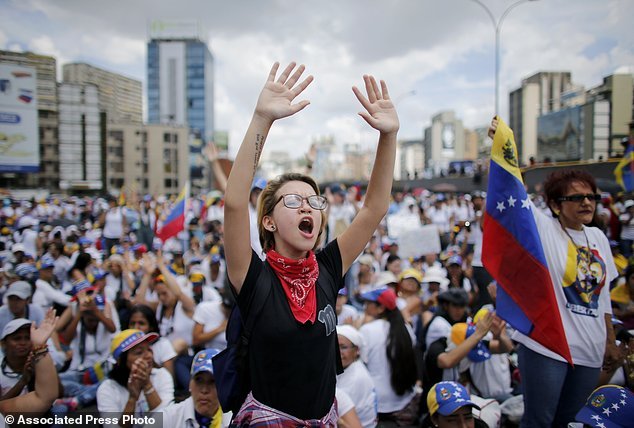 demonstran venezuela