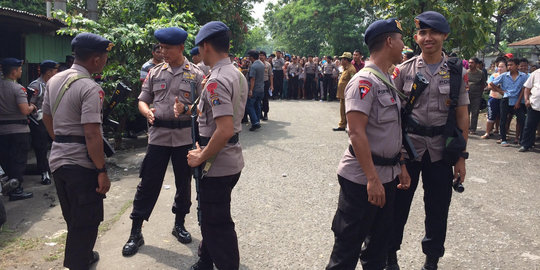 350 Personel amankan rekonstruksi pembunuhan satu keluarga di Medan