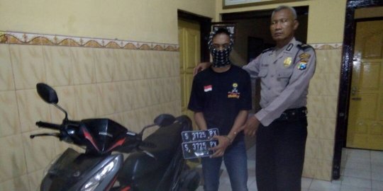 Tak bisa hidupkan motor curian, maling ditangkap di bengkel