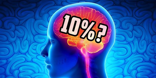 memakai 10 persen dari otak kita