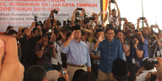 Anies-Sandi mengaku belum bentuk tim sinkronisasi