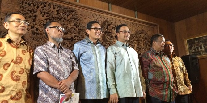 Ini tugas tim Pakar, Pengarah dan Sinkronisasi Anies-Sandi 