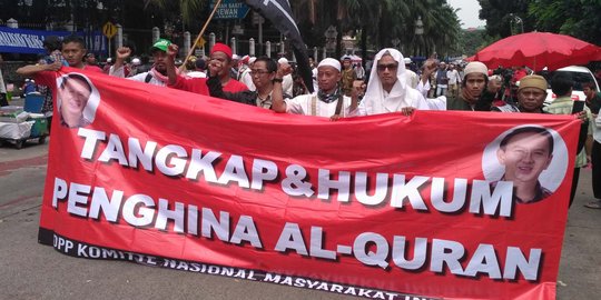 Demonstran doakan banding Ahok ditolak