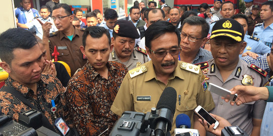 Datangi Rutan Cipinang, Djarot kuatkan Ahok dan keluarga agar sabar