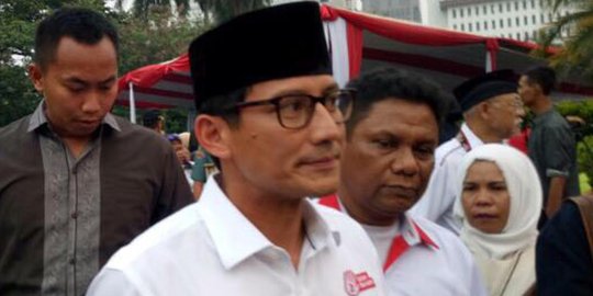 Sandiaga: Saya doakan Pak Ahok tabah dan keluarga kuat hadapi cobaan