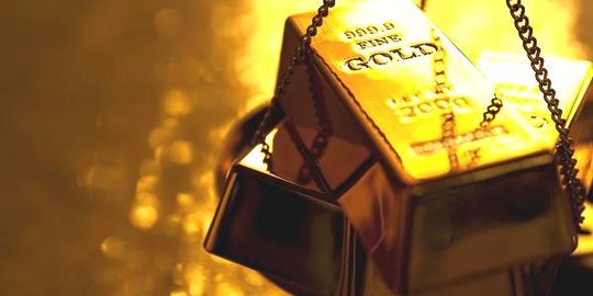 Harga emas melanjutkan pelemahan, hari ini turun ke Rp 579.000/gram